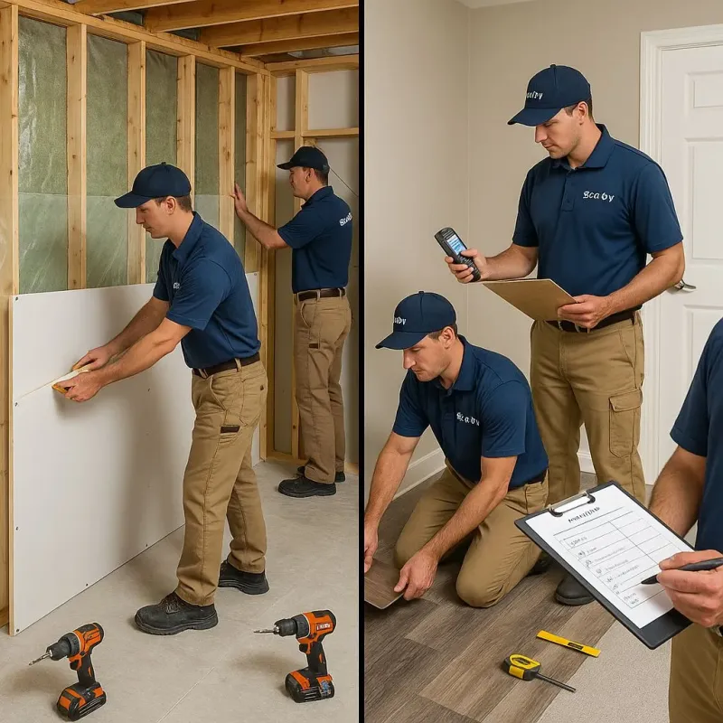Repairs and Reconstruction process in Muscoda, WI